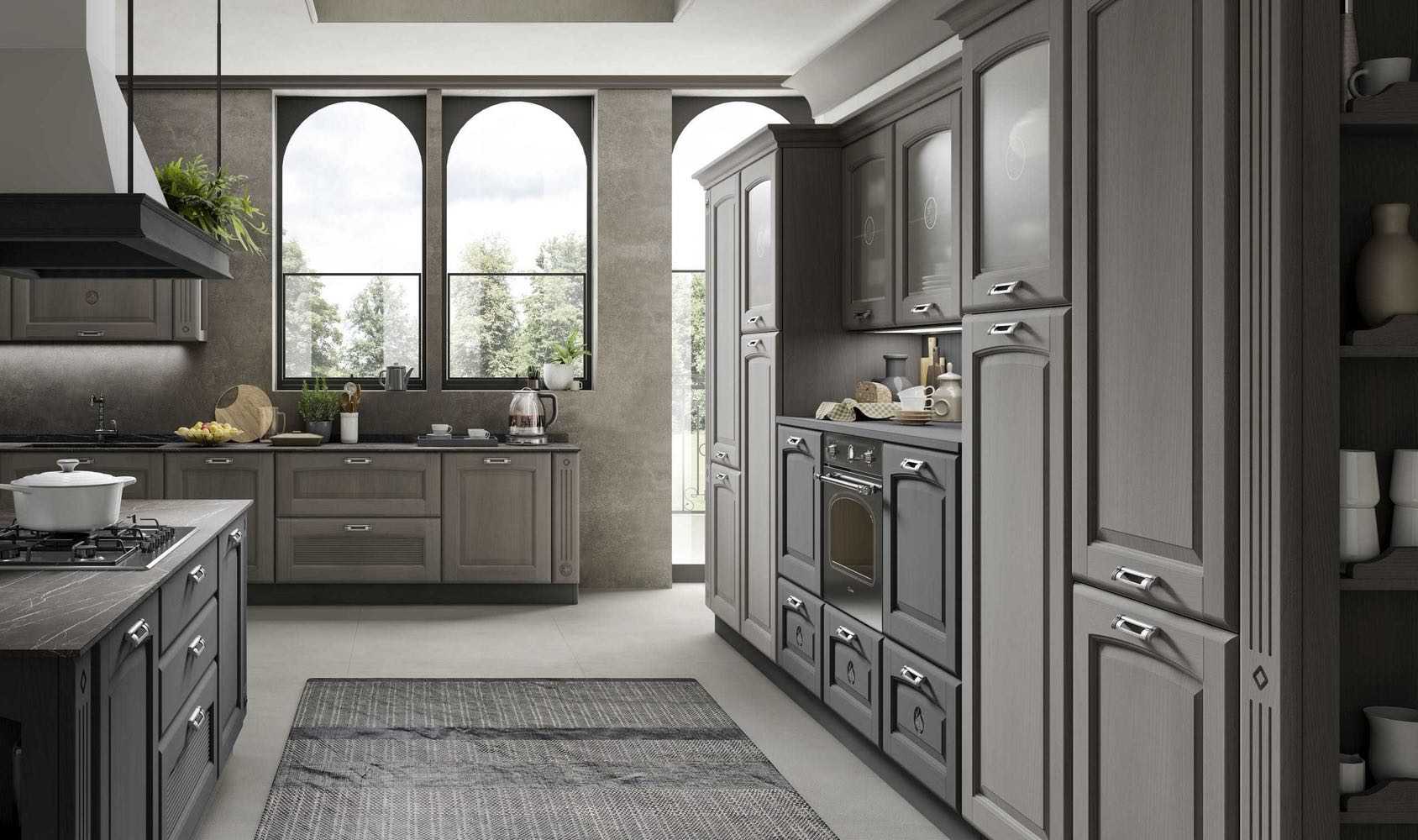 Centro Cucine - Centro Cucine Mobilturi a Cagliari 6 cucina elegante classica olimpia ardesia ghisa 04